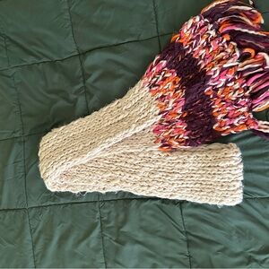 Zara Multicolor Knit Scarf